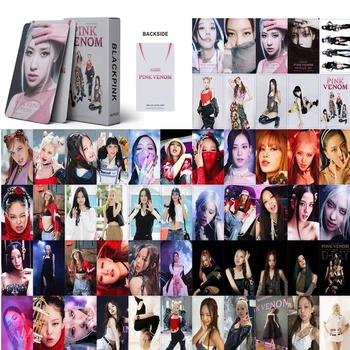 55 шт./компл. Kpop Girl Group Black Twice Pink Kep1er Iu Lomo Открытки Новый Фотоальбом BORN Фотокарточки Закладки Фанатам K-pop Подарок