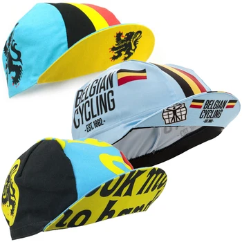 Велосипедная кепка с национальным флагом Бельгии, синие велосипедные кепки Gorra Ciclismo, унисекс, один размер подходит большинству