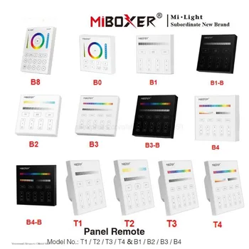 MiBoxer B0/B1/B1-B/B2/B3/B3-B/B4/B4-B/B8/T1/T2/T3/T4 Яркость/CCT/RGB/RGBW/RGBCCT Интеллектуальная панель Дистанционного Управления Затемнителем