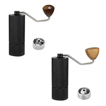 Ручная кофемолка Ручной заусенец со стальным сердечником для кухни Портативный ручной инструмент для измельчения кофе эспрессо