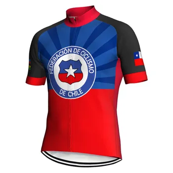 Лето Чили Короткий Велосипед Джерси MTB Спортивная Одежда Рубашка Для Шоссейного Велоспорта Pro Race Downhill Свитер Одежда Топ Сухая Дышащая Красная Куртка