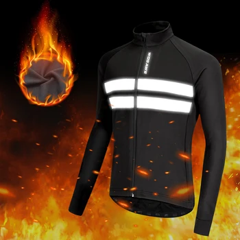 Светоотражающая велосипедная куртка Зимняя флисовая велосипедная ветровка Softshell MTB Ветрозащитное пальто Теплая велосипедная куртка