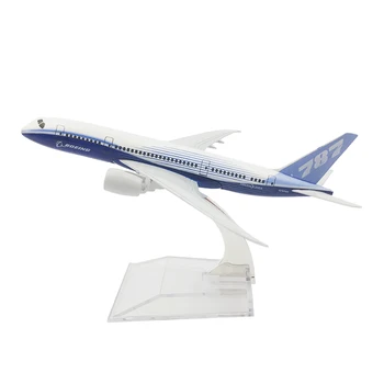 Прототип самолета из сплава Boeing 787 в масштабе 1/400, модель самолета из сплава 14 см, модель B787 для детей, подарок для украшения коллекции