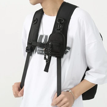 2023 Новый мини-рюкзак, нейлоновая сумка с подвеской, модные мужские нагрудные сумки, сумка через плечо для мужчин, повседневная сумка для путешествий