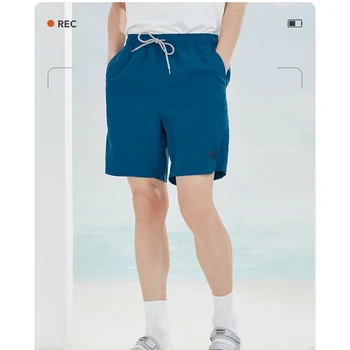 Высококачественные мужские пляжные шорты, летние трендовые шорты, модные брюки-карго контрастного цвета, 6 цветов