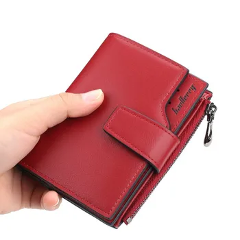 Мужской кошелек с вертикальной застежкой-молнией большой емкости, модная короткая сумка для карт