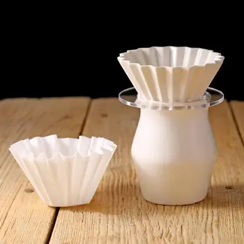 Фильтровальная чашка, 1 комплект, прочный Утолщенный, устойчивый к коррозии Кофейный фильтр для торта Оригами, Конусы для кофейни, инструмент для кофейни