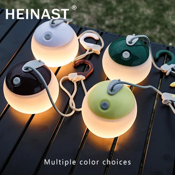 Новый многофункциональный походный фонарь 1800 мАч, USB-перезаряжаемый фонарь для палатки с дисплеем питания, портативный 3 режима, 2-цветная наружная лампа