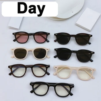 Day GENTLE YUUMI Женские солнцезащитные очки для мужчин, Винтажные Роскошные брендовые товары, дизайнерские Летние Uv400, модные Корейские монстры